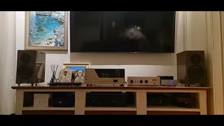 Wiim Pro, Metrum Oktave, Conrad Johnson pv2, Conrad Johnson mv60se, Dynaudio Special Forty, XLO.