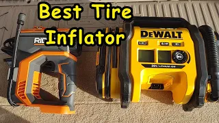 Best Tire Inflator | DeWalt Tire Inflator vs Ridgid Tire Inflator vs Ryobi