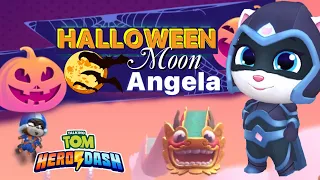 Talking Tom Hero Dash pumpkin rush events (Halloween Moon Angela)