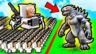 Can The Toilet Army survive GODZILLA?