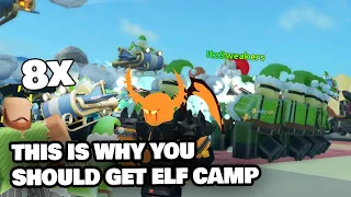 This Is Why You Should Get Elf Camp Tower (Tower Defense Simulator) | Roblox