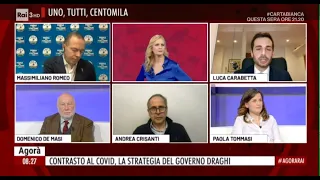 Rai3 - Crisanti:" In Italia manca l'anagrafe vaccinale"