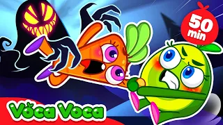 Scary Shadows Song 😱🔦 There Is Something In The Dark 🌑 II VocaVoca🥑Kids Songs & Nursery Rhymes