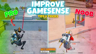 HOW TO IMPROVE GAME SENSE IN PUBG MOBILE🔥GAME SENSE TIPS & TRICKS BATTLEGROUNDS MOBILE INDIA BGMI