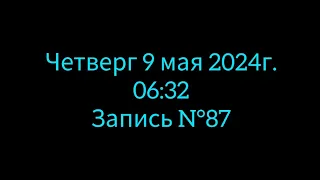 Запись N°87: Чт. 09.05.2024г. Мне очень плохо. Какая-то депрессия. Погода ужасная. Очень тяжело.