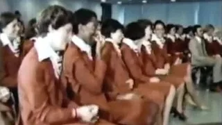 United Air Lines - "Flight Attendant Graduation" - 1978