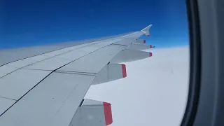 A380 wing flex in turbulence