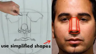 Draw perfect Noses from 3 different angles