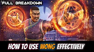 How to use Wong Effectively |Full Breakdown| - Marvel Contest of Champions