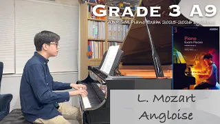 Grade 3 A5 | L. Mozart - Angloise | ABRSM Piano Exam 2023-2024 | Stephen Fung 🎹