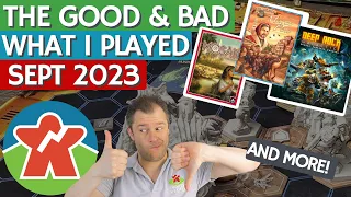 The Best and Worst Board Games of September 2023 - What I Played