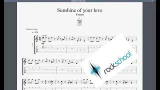Sunshine Of Your Love Hot Rocks Rockschool Grade 1 Play Along