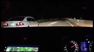 Toyota mark x vs honda civic race