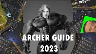 [BDO]Black Desert Online 2023 Archer Guide. PvP PvE Add-ons. Capped/Uncapped Siege Setups and Combos