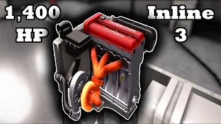 The Most Powerful Inline 3 Engine Ever | Automation The Car Company Tycoon Game