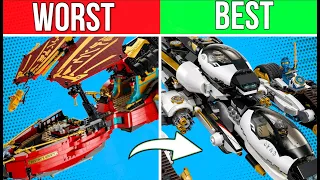 LEGO Ninjago: Ranking Team Vehicles | (Worst to Best!)