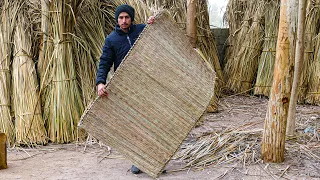 Traditional Craft: Weaving a Functional Cattail Mat - How to Make a Beautiful Cattail Leaf Mat