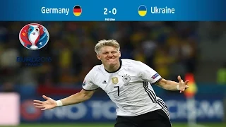 Germany 2-0 Ukraine All Goals & Highlights | 2016 UEFA Euro France