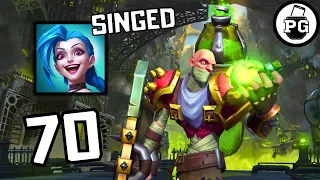 Fastesr Game EVER! Singed Top 2/0/4 ⚔️ League of Legends: Wild Rift - Gameplay Walkthrough |Part 70|