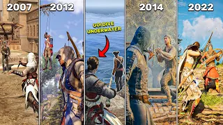 Evolution of Long-Range Weapons in Assassin's Creed Games (2007-2021)