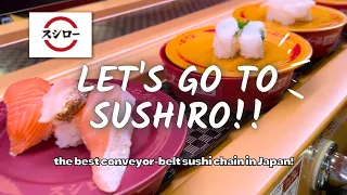 Trying out Japan's largest conveyor-belt sushi chain, Sushiro!!!
