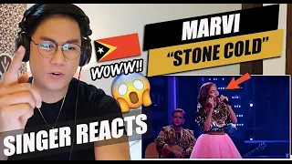 Marvi - "Stone Cold" | Knockouts | The Voice Portugal | SINGER REACTION