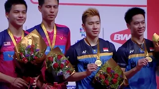 Highlight final kevin sanjaya/marcus gideon vs ong yew sin teo ee yi badminton 2019