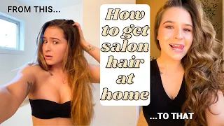 DIY SALON QUALITY HAIR // How to professionally tone hair at home + toning with Redken Shades EQ