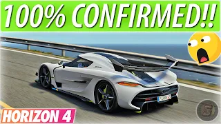 KOENIGSEGG JESKO Forza Horizon 4 Update 30 December 2020 FH4 Jesko CONFIRMED