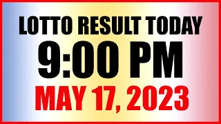 Lotto Result Today 9pm Draw May 17, 2023 Swertres Ez2 Pcso