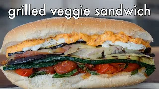 Grilled Vegetable Sandwich