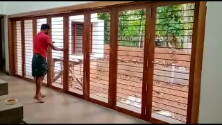 wooden folding doors