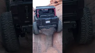 #shorts #jeep making the chute at Sand Hollow look like cake