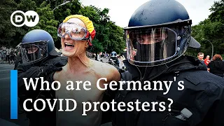 Berlin police take on anti-COVID-lockdown protesters | DW News