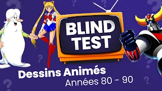 BLIND TEST: 50 Génériques Dessins Animés - Années 80 / 90