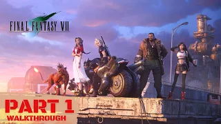 FINAL FANTASY 7 REMAKE Gameplay Walkthrough Part 1 Full Game (PS5 4K) - NO COMMENTARY #gaming  #ps5