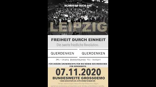 Leipzig 7.11.2020 QUERDENKEN Protest
