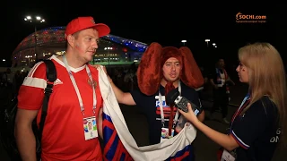 В Сочи прошел матч 1/4 ЧМ-2018 Россия - Хорватия