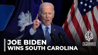 South Carolina primary: Joe Biden wins first primary of US election year