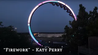 Roller Coaster Light Show - "Firework" - Katy Perry