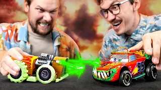 Lightning McQueen VS Remote Car ⚡️🏎️ We Build Epic Cars & Test Them In A Battle