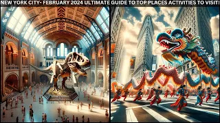 "New York City - "NYC" -  February 2024 Ultimate Guide to Top Places Activities to visit!"