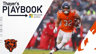 David Montgomery in the passing game vs. Cardinals | Thayer's Playbook | Chicago Bears