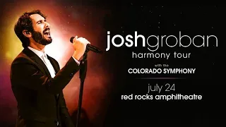 Josh Groban FULL CONCERT Harmony Tour COMPLETE live performance from Red Rocks July 24 2022.