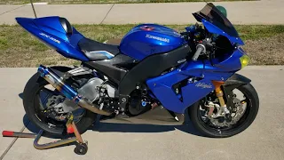 2004 Kawasaki Zx-10R Blue Max Deep Dive Akrapovic/K Factory Exhaust