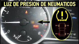 Que hacer cuando se enciende la luz de presion de llantas en el tablero? (resetear la luz)