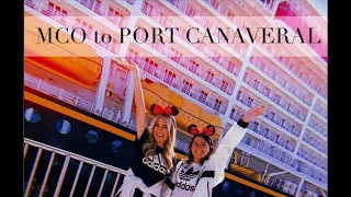 DISNEY CRUISE:  HOW TO GET FROM ORLANDO AIRPORT TO PORT CANAVERAL!