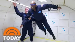 Al Roker Gets Airborne In Zero-G Flight!