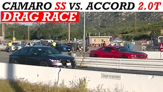 2020 Honda Accord Sport 2.0T vs. 2013 Chevy Camaro SS