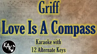 Love Is A Compass Karaoke - Griff Instrumental Lower Higher Male Original Key